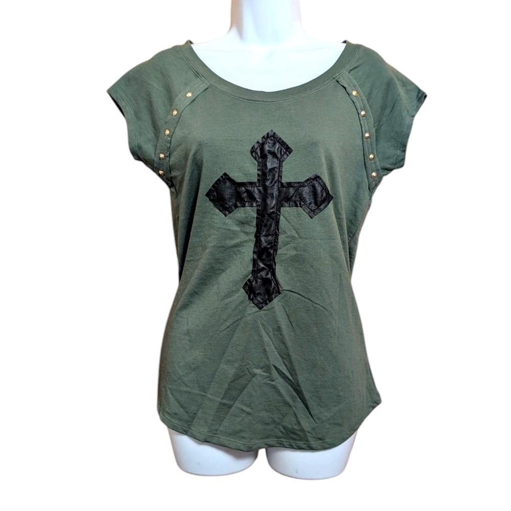 Sugar Rush Cross Embellished Tee